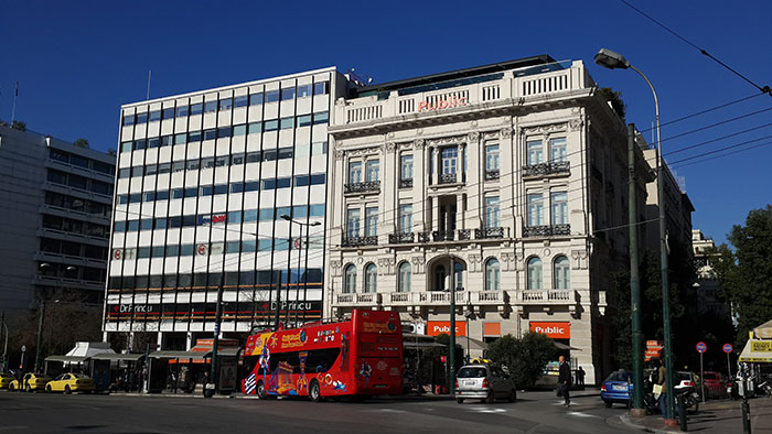  
This is the flagship branch of Public, Greece's first department store to set up a separate section for K-Pop, located at Syntagma Square in downtown Athens. (Katerina Lygkoni) 

